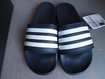 27.5cm GZ5892 アディレッタ コンフォート サンダル ADILETTE COMFORT SLIDES 紺/白(レジェンドインク/フットウェアホワイト)_画像3