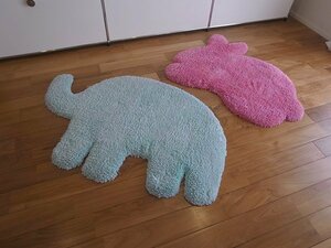  beautiful goods *p lable * Kids oriented rug *2 pieces set * Elephant *...* rabbit * pink * blue *...* child * child part shop * living .