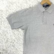 Polo by Ralph Lauren ポロバイラルフローレン 半袖ポロシャツ ライトグレー コットン S YA3715_画像3