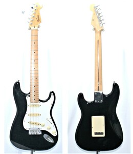 Fender Japan エレキギター STRATOCASTER フェンダー ジャパン ストラトキャスター ST ストラト 黒 Ｇシリアル ブラック　黒白