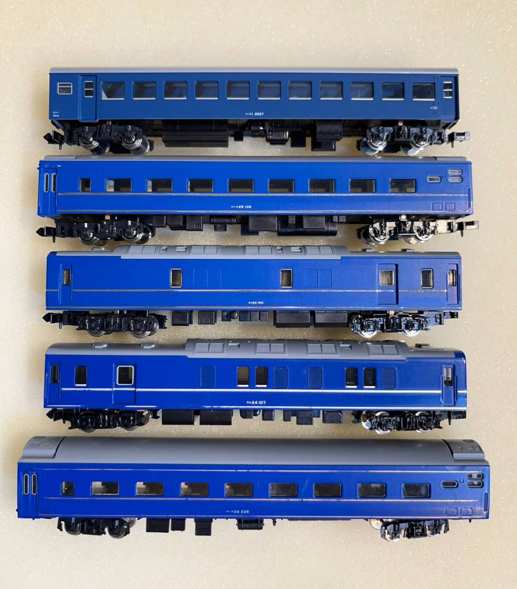 KATO、Tomix 5022、5025、5067、2535、25226 客車6両まとめて【全中古