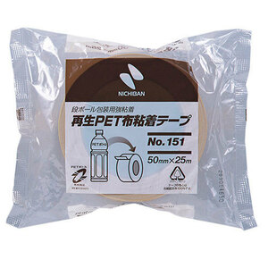ニチバン 再生PET布テープ151 50×25 NB-151-50