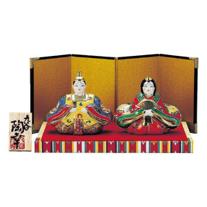 Art hand Auction Kutani ware No. 3 Juego de muñecas Hina N188-01, Accesorios de interior, ornamento, otros