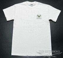Tシャツ ミリタリー 半袖 L メンズ THEMAVEVICKS ブランド 爆弾エアフォース メンフィスベル ロゴT ホワイト 白_画像3