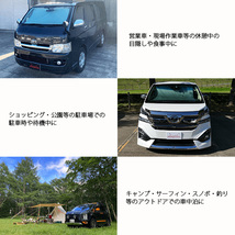 サンシェード 車 常時取付型 フロント RU系 ヴェゼル N-VAN 他 ロールスクリーン 遮光 日除け 駐車 車中泊 Shinshade CH-1035_画像9