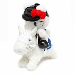 * Hello Kitty *JRA. horse de Kitty Chan sodasi Sakura flower . soft toy horse racing idol hose Sanrio tag attaching 