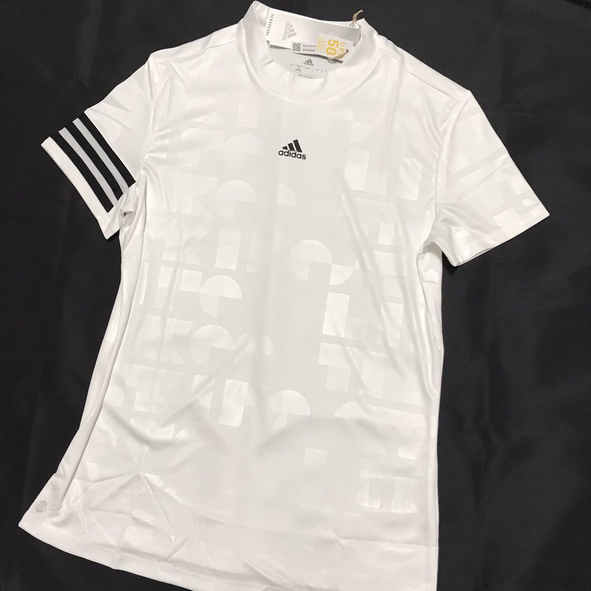 ○新品【メンズM相当/OTサイズ】白ホワイト adidas GOLFアディダス