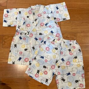甚平 上下セット 双子コーデ