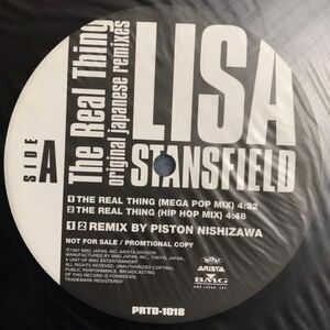 【非売品国内プロモ盤未使用】Lisa Stansfield リサ・スタンスフィールド / The Real Thing 12インチ オリジナル＆国内オンリーリミックス