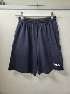 FILA フィラ　グッドフェード　スウェット　ショーツ　sizeL ネイビー