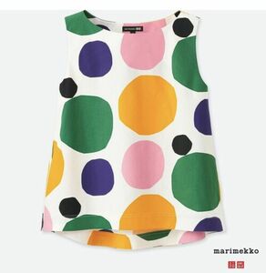 UNIQLO marimekko ノースリーブ　ブラウス ユニクロ マリメッコ