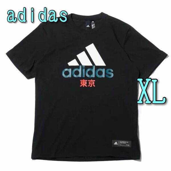 【新品】adidas アディダス Tokyo Tシャツ XLサイズ ブラック