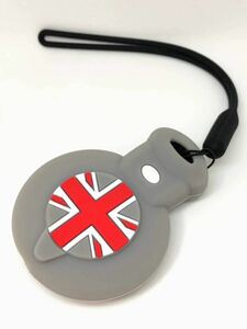 c key cover case MINI gray Union Jack silicon Mini keyless key key cover Cooper S JCW one R55 Clubman 
