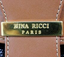 vintage ヴィンテージ NINA RICH ニナ リッチ 2WAY ハンドバッグ ショルダーバッグ 美品★3078-1_画像6