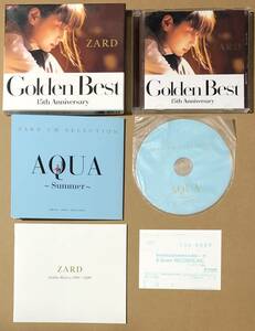 2枚組CD DVD付●ZARD GOLDEN BEST 15th Anniversary　初回限定盤 AQUA ~SUMMER~ DVD付き