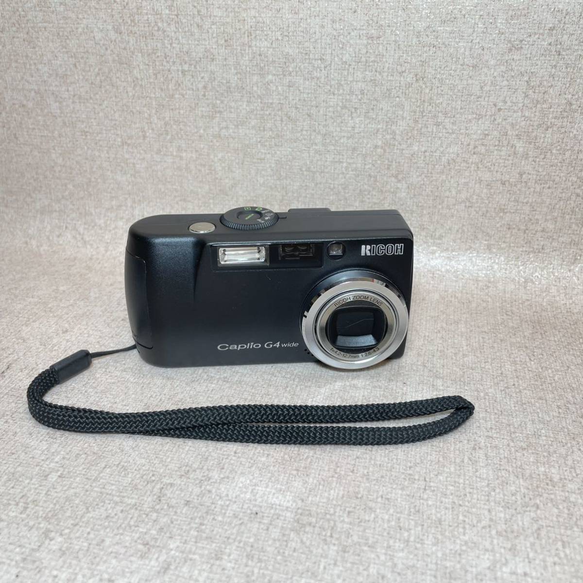 売り切り御免!】 RICOH caolio デジカメ コンデジ ブラック wide g4