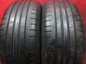 タイヤ 2本 205/60R16 グッドイヤ EFFICIENT GRIP RFT ランフラット 溝アリ 送料無料★13904T