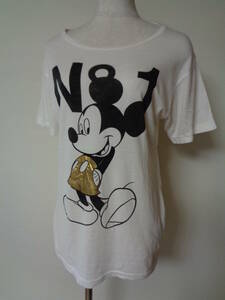 JOY RICH Joy Ricci Disney T-shirt Mickey Gold print 