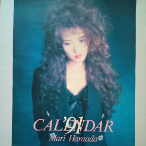  Hamada Mari 1991 year calendar B2 size 7 sheets ..