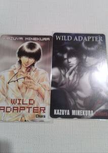WILDADAPTER.. number . telephone card 2 sheets 