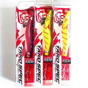 3個セット タコエギ タコスペック 3.5寸 カンジ タコ用エギ LGD