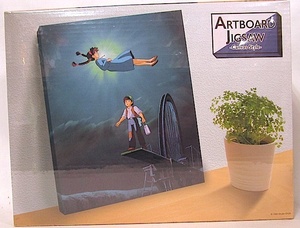 スタジオジブリ・天空の城ラピュタ・366ピース・アートボード ジグソーパズル「空から降りて来た少女」新品