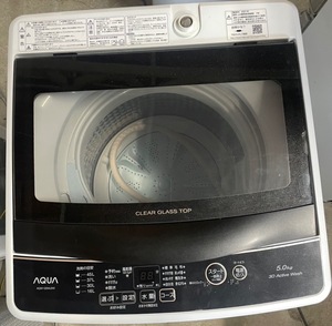 【特価セール】AQUA/アクア 全自動洗濯機 AQW-G5MJ（W) 5kg 2021年製