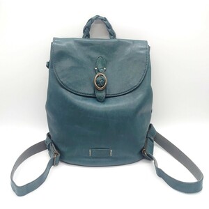 Dakota dakota torque lady's rucksack backpack navy leather original leather fastener pocket simple plain brand tp-23x646
