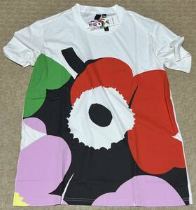 adidas×marimekko・アディダス ×マリメッコ グラフィック 半袖Tシャツ・M サイズ・新品