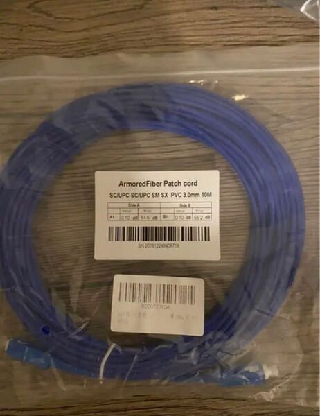 光ファイバー 延長 ケーブル SC-SC 10m(在庫10点以上あります)