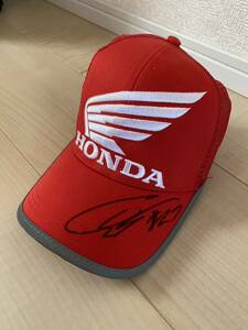 激レア MotoGP 2011 Hondaキャップ ケーシー ストーナー サイン入りキャップ ロッシ ロレンソ ペドロサ マルケス RC213V YZR-M1