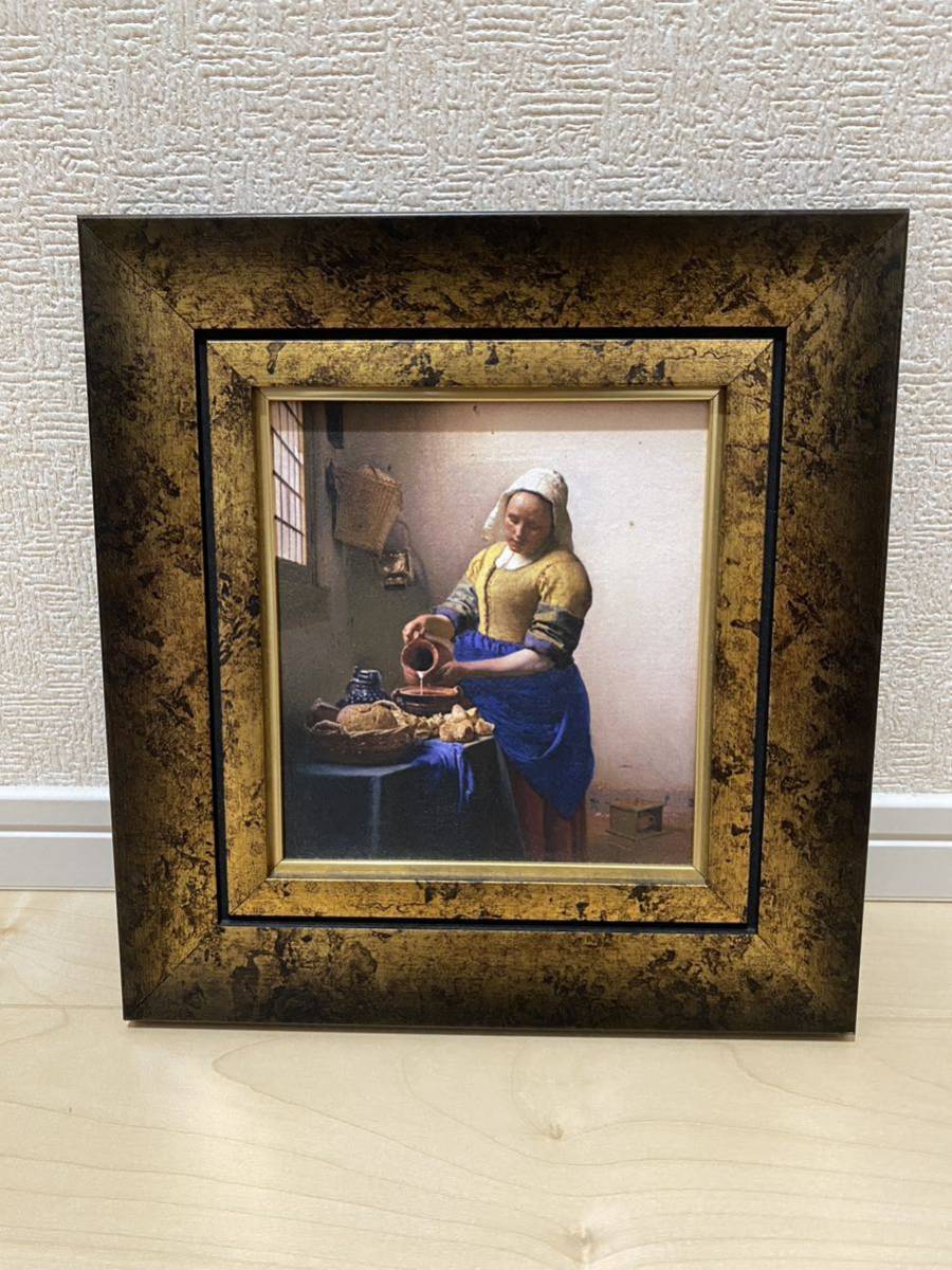 Used, good condition, Vermeer, Milkmaid, Vermeer exhibition, limited edition, Argograph, 3D reproduction, Ueno Royal Museum, Artwork, Painting, Portraits