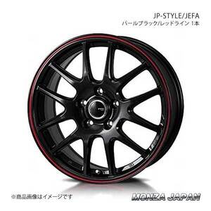 MONZA JAPAN JP-STYLE/JEFA ホイール 1本 プリウス 20系【15×6.0J 5-100 INSET41 パールブラック/レッドライン】