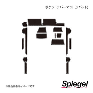 Spiegel シュピーゲル ポケットラバーマット (ラバット) レッド N-VAN JJ1/JJ2 GMHO001-RE-01