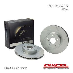 DIXCEL/ディクセル ブレーキディスク SDタイプ リア VOLKSWAGEN POLO (AW) AWDAD 19/01～ 1357722S