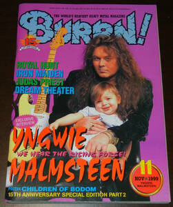 BURRNバーン1999年11月号★YNGWIE MALMSTEEN,IRON MAIDEN,DREAM THEATER