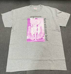 【M】Supreme fuck with your head Tee シュプリーム Tシャツ Medium Grey グレー 美品 国内正規品 17AW