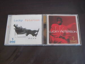 LUCKY　PETERSON　輸CD2枚セット　MOVE　LIFETIME