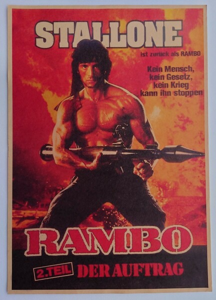 Rambo: First Blood Part II ランボー/怒りの脱出 ポスター ②