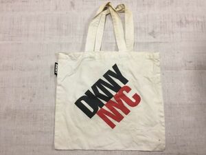 【送料無料】ダナキャラン DKNY Donna Karan DKNY オールド レトロ ストリート アメカジ 布帛 エコバッグ メンズ/レディース 生成り
