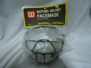  prompt decision US Wilson Wilson helmet for face guard mask A3059 new goods unopened thing steel made 