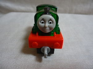 即決　ＵＳ　2015年製　きかんしゃ　トーマス　PERCY　パーシー　機関車　ダイキャスト　ミニカー　8.3センチ　マテル社製　光ります。