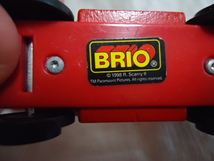 即決　ＵＳ　1998年製　ブリオ　消防車　木製　ミニカー　8.2センチ　BRIO社製_画像6