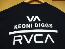 即決　ハワイ　RVCA　Ｔシャツ　濃紺色　ＸＬ　KEONI DIGGS_画像4