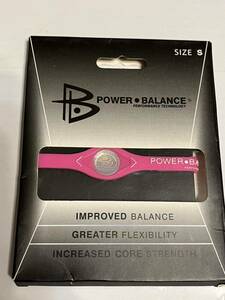 POWER BALANCE パワーバランス　シリコンブレスレット　PB　ピンク