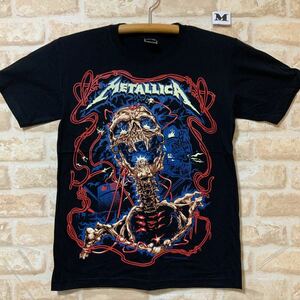 新品 メタリカ METALLICA Tシャツ Mサイズ 笑うスカル　ロックバンド　プリントTシャツ