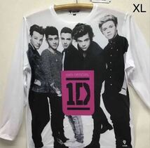 新品 One Direction(ワン ダイレクション) ロングTシャツ XL 長袖_画像1