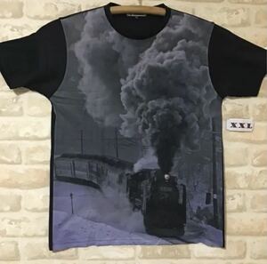 SL D51 Tシャツ　XXLサイズ　エスエル　鉄道　蒸気機関車