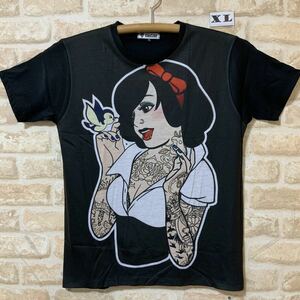  new goods black dark bad Princess Snow White T-shirt XL size paroti