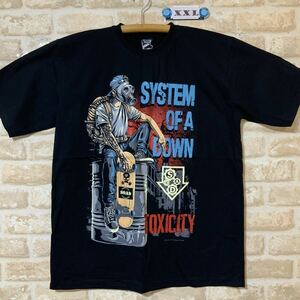 システムオブアダウン Tシャツ　XXLサイズ　海外製　ロックバンド　バンドTシャツ SYSTEM OF A DOWN システム・オブ・ア・ダウン